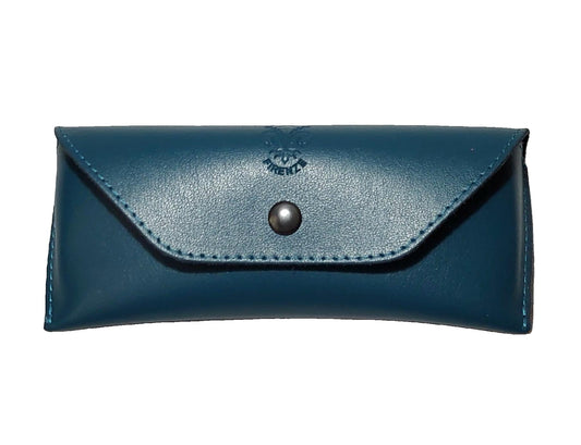 Leather Glasses Case (Standard) Teal