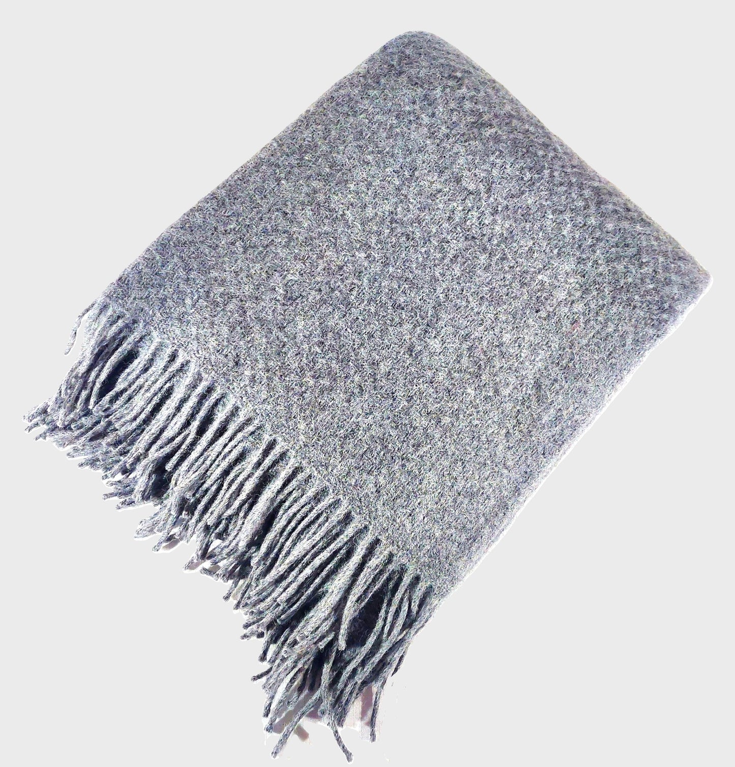 British Made Woollen Blanket Grey