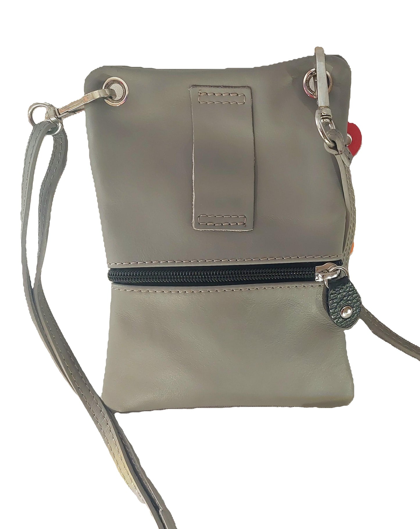 Leather Travel Bag (Grey)