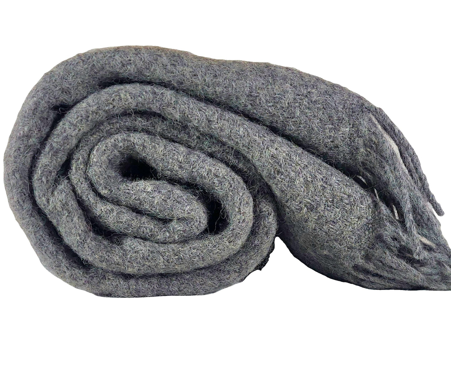 British Made Woollen Blanket Grey