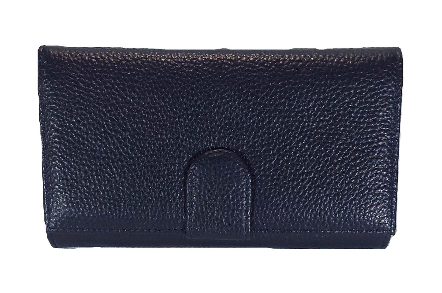 Leather Purse Large (Navy)