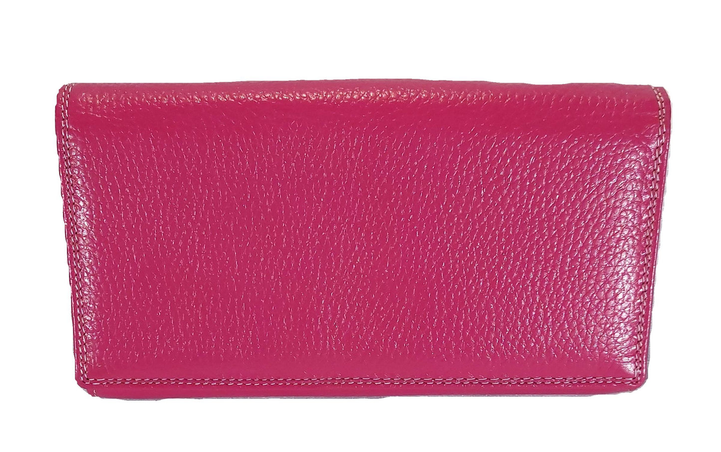 Leather Purse Large (Pink)